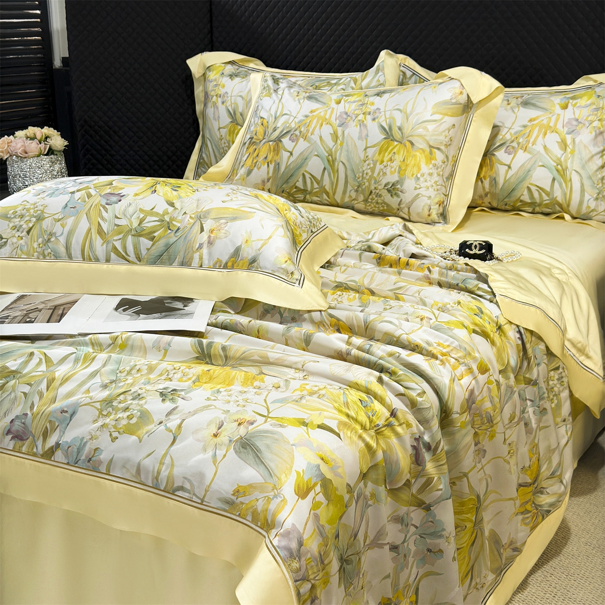 91家纺网 家纺一手货源 找家纺 （总）朵希曼 2026新款60天丝镂空夏被四件套系列（控价：夏被线上券后不低于239 夏被四件套线上券后不低于369)