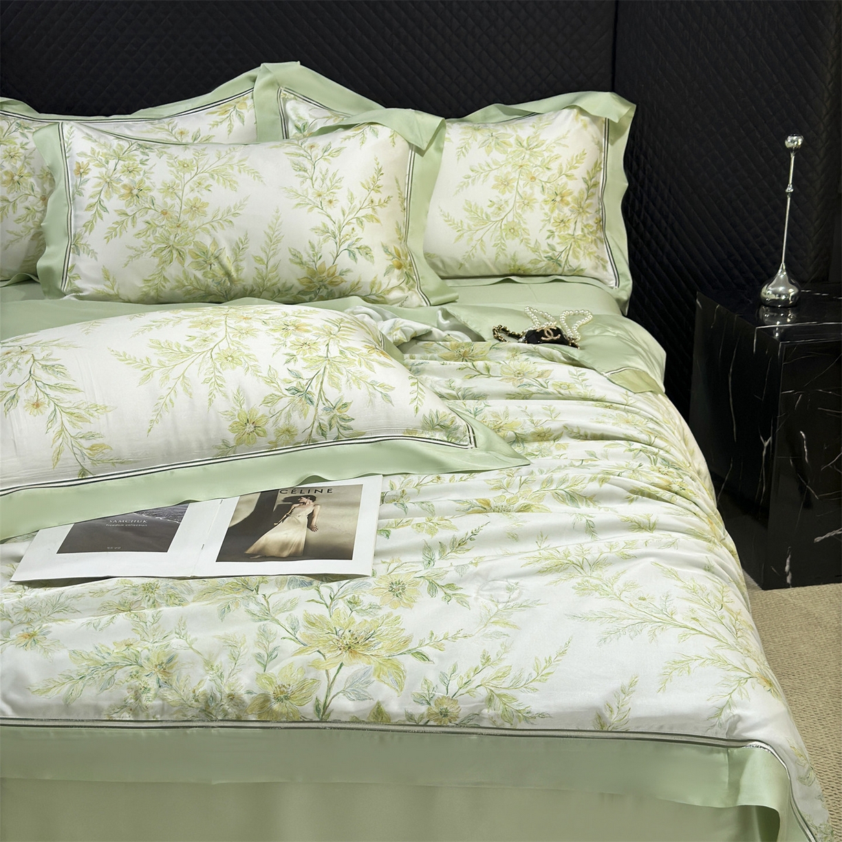 91家纺网 家纺一手货源 找家纺 朵希曼 2026新款60天丝镂空夏被四件套系列（控价：夏被线上券后不低于239 夏被四件套线上券后不低于369) 加利晨光