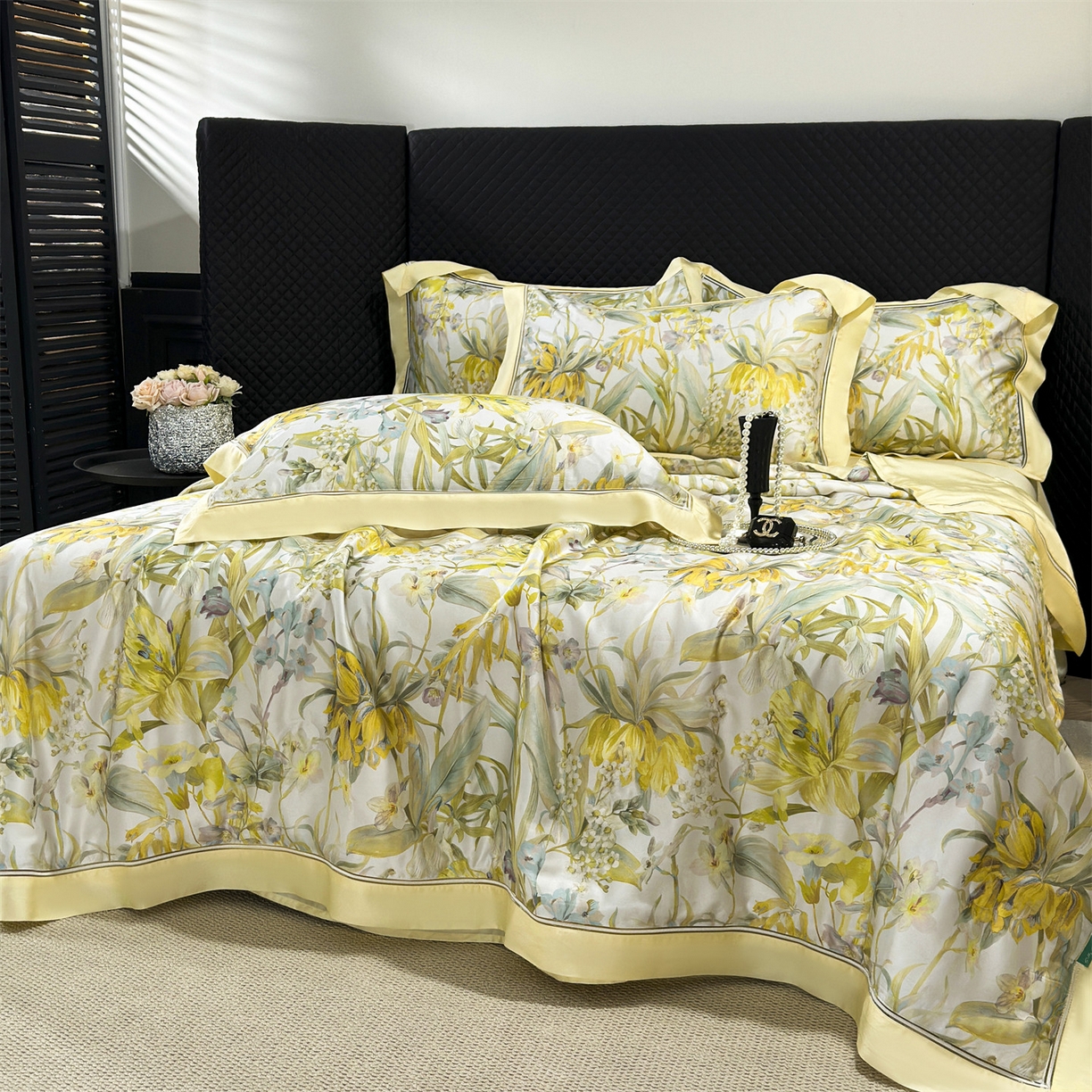 91家纺网 家纺一手货源 找家纺 朵希曼 2026新款60天丝镂空夏被四件套系列（控价：夏被线上券后不低于239 夏被四件套线上券后不低于369) 卡利亚