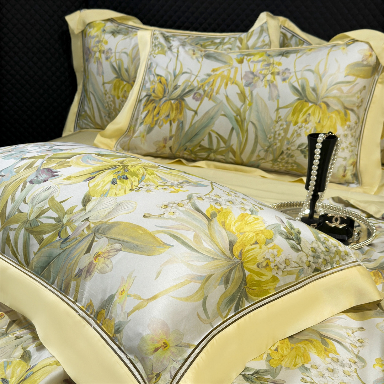 91家纺网 家纺一手货源 找家纺 朵希曼 2026新款60天丝镂空夏被四件套系列（控价：夏被线上券后不低于239 夏被四件套线上券后不低于369) 卡利亚