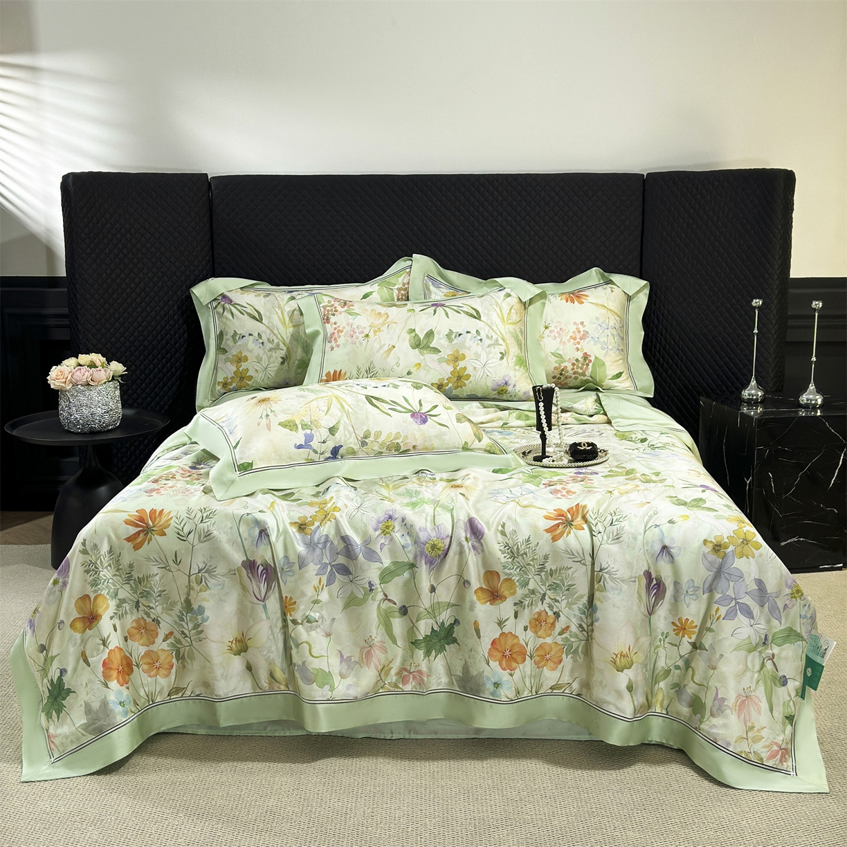 91家纺网 家纺一手货源 找家纺 朵希曼 2026新款60天丝镂空夏被四件套系列（控价：夏被线上券后不低于239 夏被四件套线上券后不低于369) 蔓缕