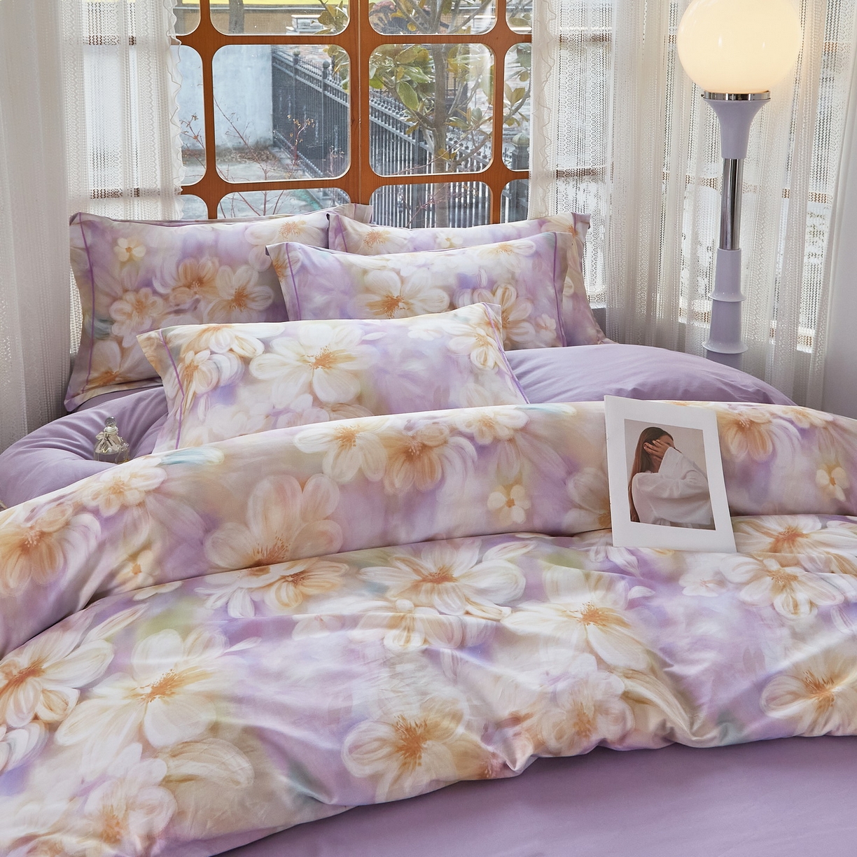 91家纺网 家纺一手货源 找家纺 （总）启航家居 2026新款全棉铂金棉数码印花四件套