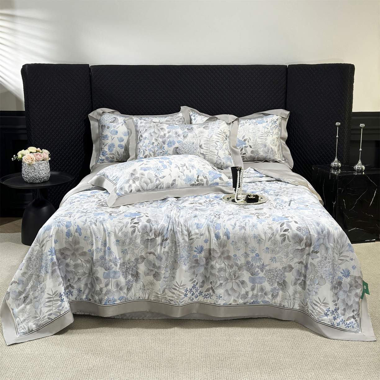 91家纺网 家纺一手货源 找家纺 朵希曼 2026新款60天丝镂空夏被四件套系列（控价：夏被线上券后不低于239 夏被四件套线上券后不低于369) 清禾