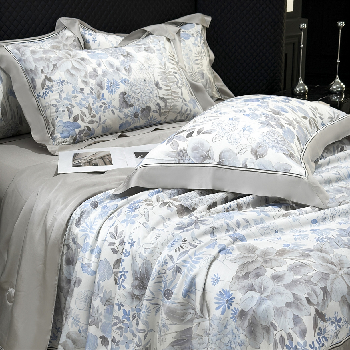 91家纺网 家纺一手货源 找家纺 朵希曼 2026新款60天丝镂空夏被四件套系列（控价：夏被线上券后不低于239 夏被四件套线上券后不低于369) 清禾