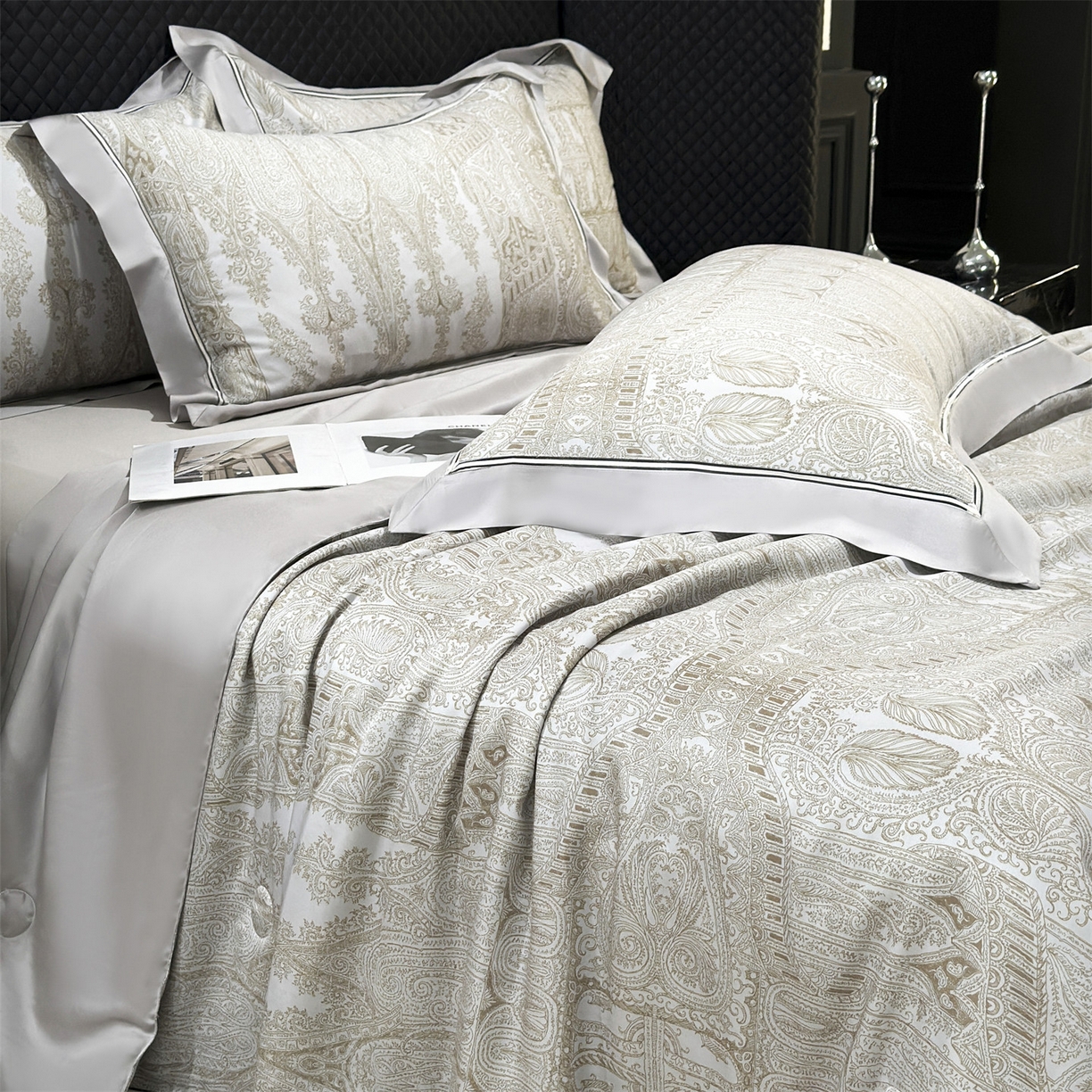 91家纺网 家纺一手货源 找家纺 朵希曼 2026新款60天丝镂空夏被四件套系列（控价：夏被线上券后不低于239 夏被四件套线上券后不低于369) 西美