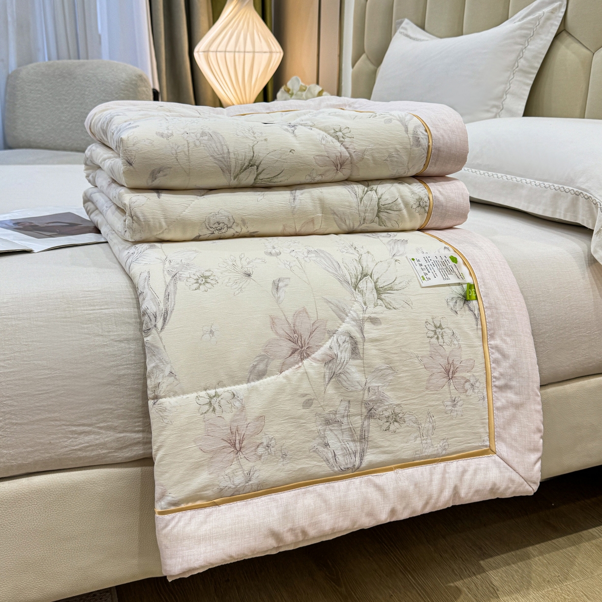 91家纺网 家纺一手货源 找家纺 （总）心悦家纺 2026新款柔丝绵印花夏凉被空调被夏被系列
