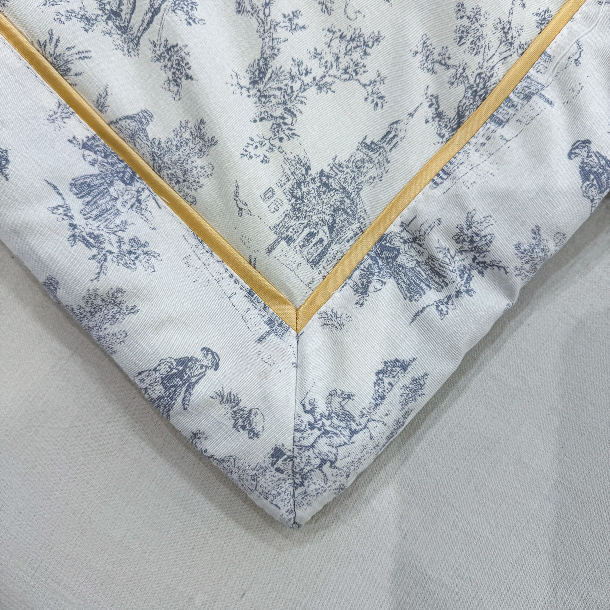 91家纺网 家纺一手货源 找家纺 心悦家纺 2026新款柔丝绵印花夏凉被空调被夏被系列 古典灰