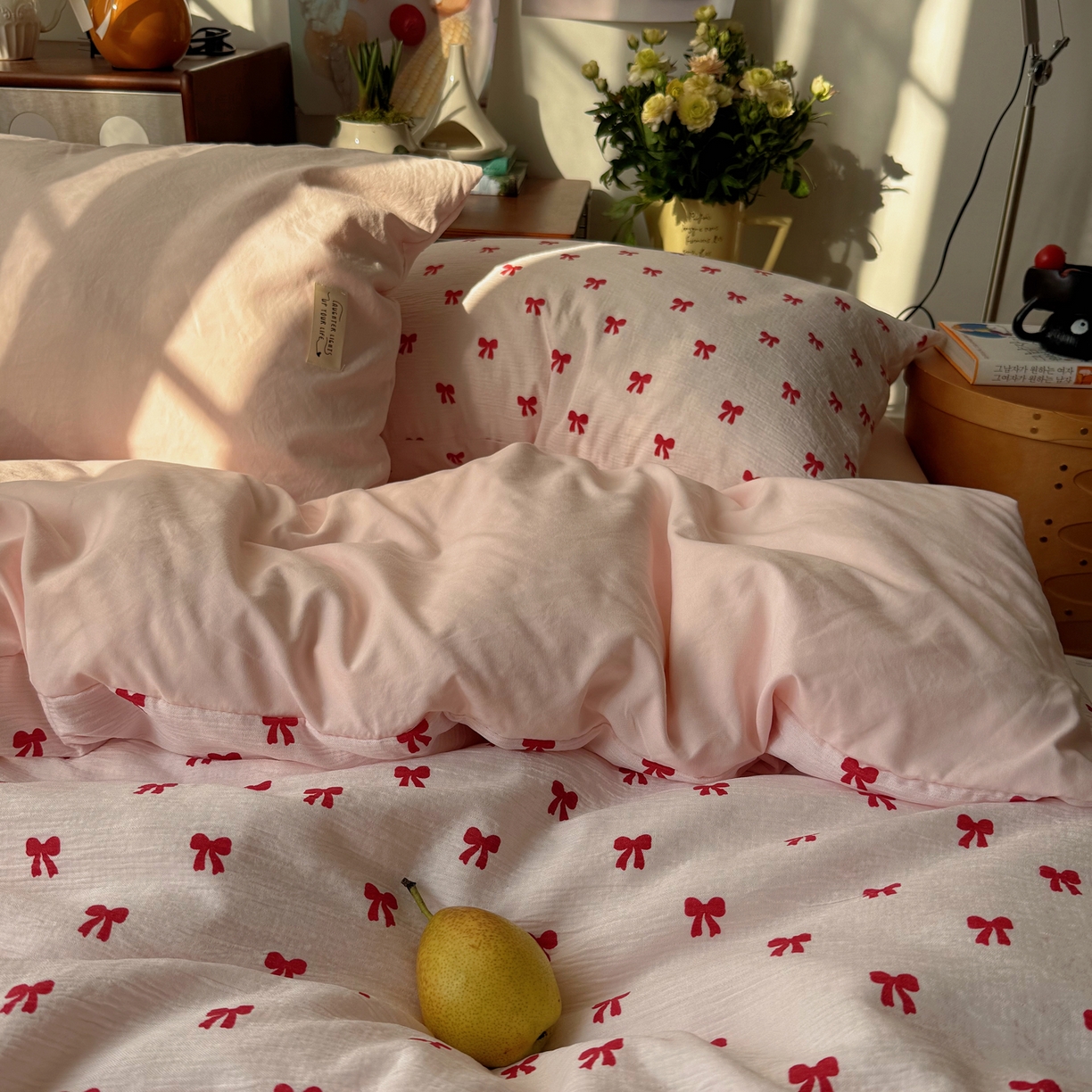 91家纺网 家纺一手货源 找家纺 （总）轻奢坊 2026新款皱皱纱水洗棉韩系混搭四件套