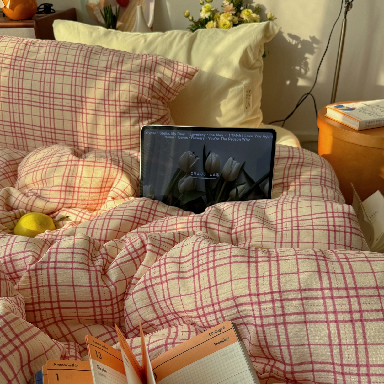 91家纺网 家纺一手货源 找家纺 （总）轻奢坊 2026新款皱皱纱水洗棉韩系混搭四件套