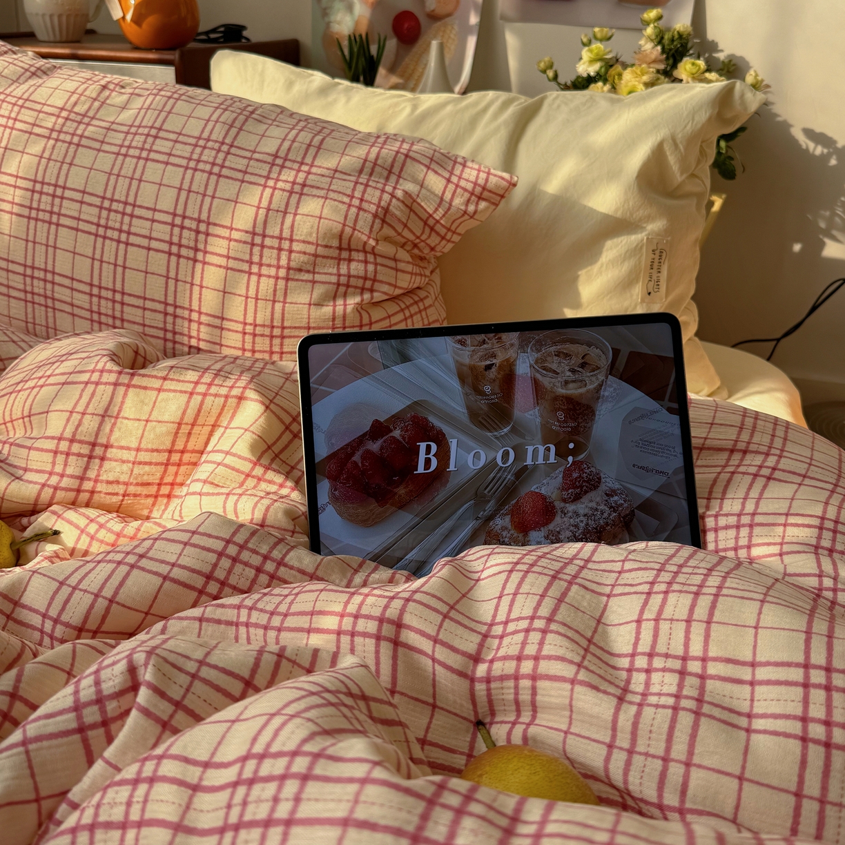 91家纺网 家纺一手货源 找家纺 （总）轻奢坊 2026新款皱皱纱水洗棉韩系混搭四件套