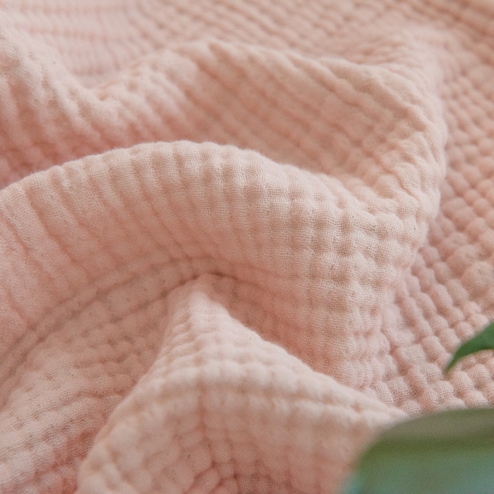 91家纺网 家纺一手货源 找家纺 （总）席世家 2026新款100%全棉纯棉皱皱纱云朵流苏毯毯子