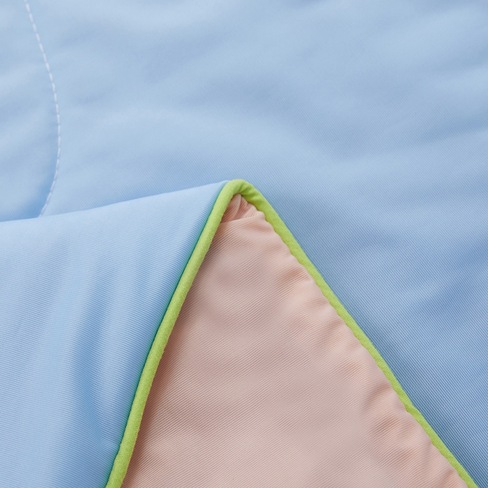 91家纺网 家纺一手货源 找家纺 爱彼家纺 2026新款A类氨纶凉感丝西瓜大豆空调被夏被夏凉被（控价最低79.9/89.9/99.9） 瓜瓜被-西瓜粉