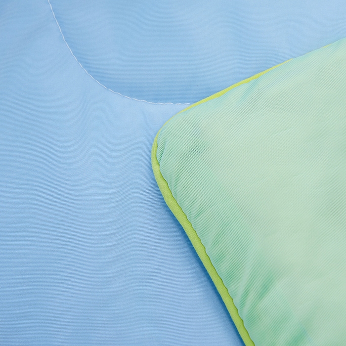 91家纺网 家纺一手货源 找家纺 爱彼家纺 2026新款A类氨纶凉感丝西瓜大豆空调被夏被夏凉被（控价最低79.9/89.9/99.9） 瓜瓜被-蜜蓝绿