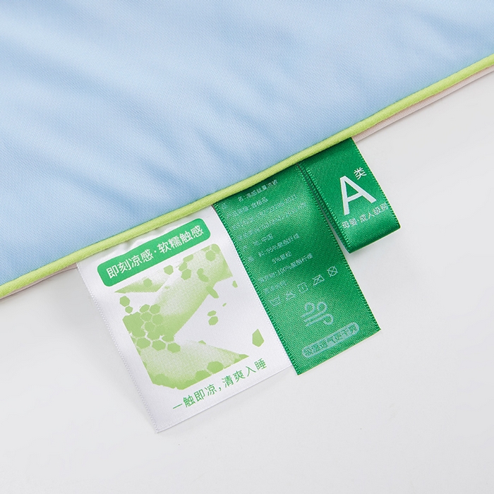 91家纺网 家纺一手货源 找家纺 爱彼家纺 2026新款A类氨纶凉感丝西瓜大豆空调被夏被夏凉被（控价最低79.9/89.9/99.9） 瓜瓜被-蜜蓝绿