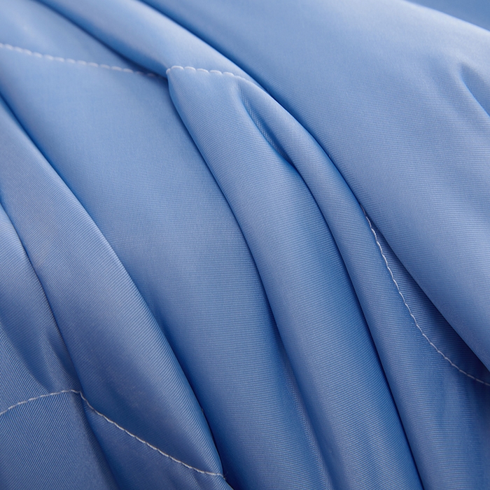 91家纺网 家纺一手货源 找家纺 爱彼家纺 2026新款A类氨纶凉感丝西瓜大豆空调被夏被夏凉被（控价最低79.9/89.9/99.9） 瓜瓜被-天空蓝