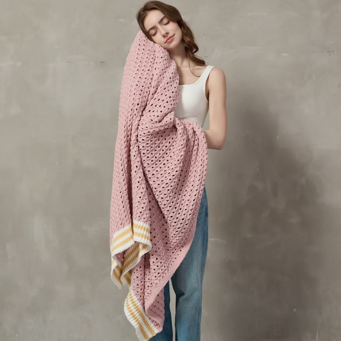 91家纺网 家纺一手货源 找家纺 （总）暖绵绵家纺 2026新款雪尼尔毯子-伯尔莫（券后/折后零售价不得低于162元）