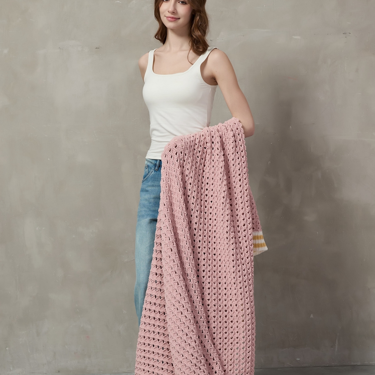 91家纺网 家纺一手货源 找家纺 （总）暖绵绵家纺 2026新款雪尼尔毯子-伯尔莫（券后/折后零售价不得低于162元）