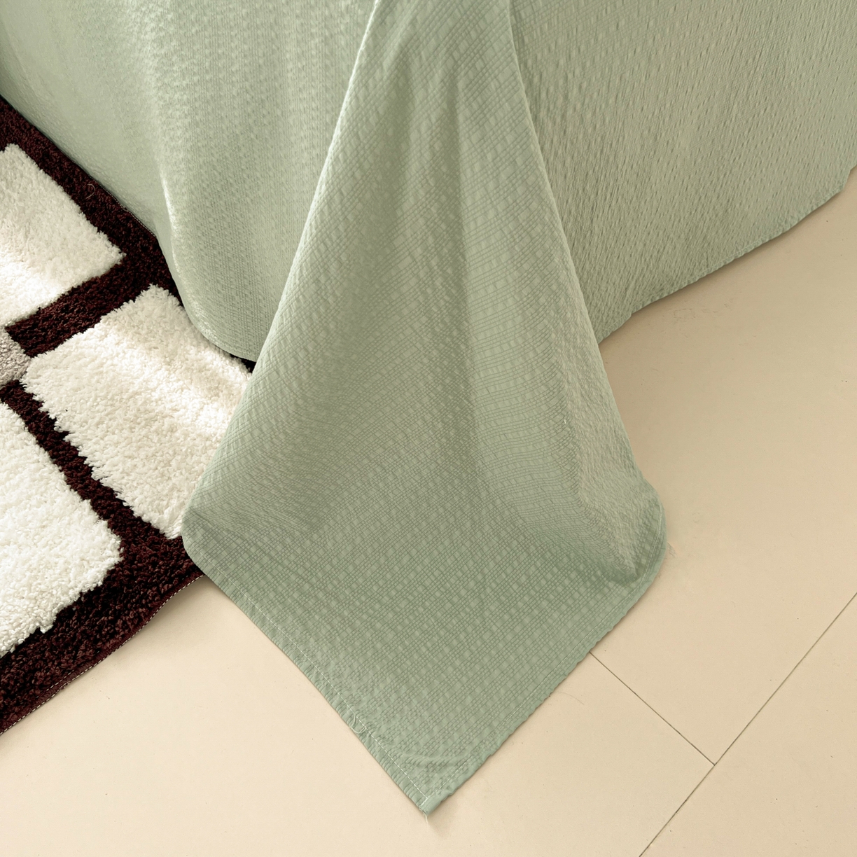 91家纺网 家纺一手货源 找家纺 （总）童颜 2026新款泡芙纱小碎花四件套