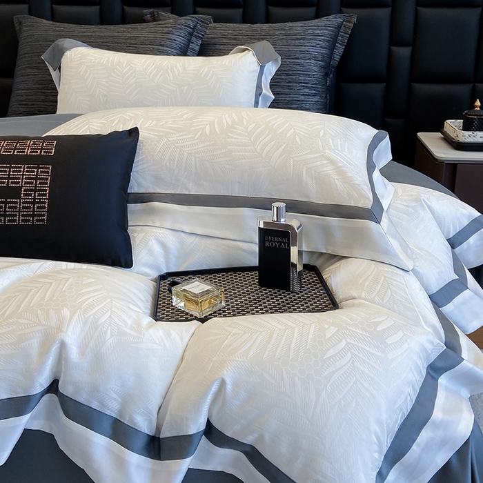 91家纺网 家纺一手货源 找家纺 若未2025 新款珍珠镂空50S兰精天丝夏被四件套 花型（天丝珍珠镂空奥黛尔） 夏被四件套 珍珠镂空奥黛尔 贵族红