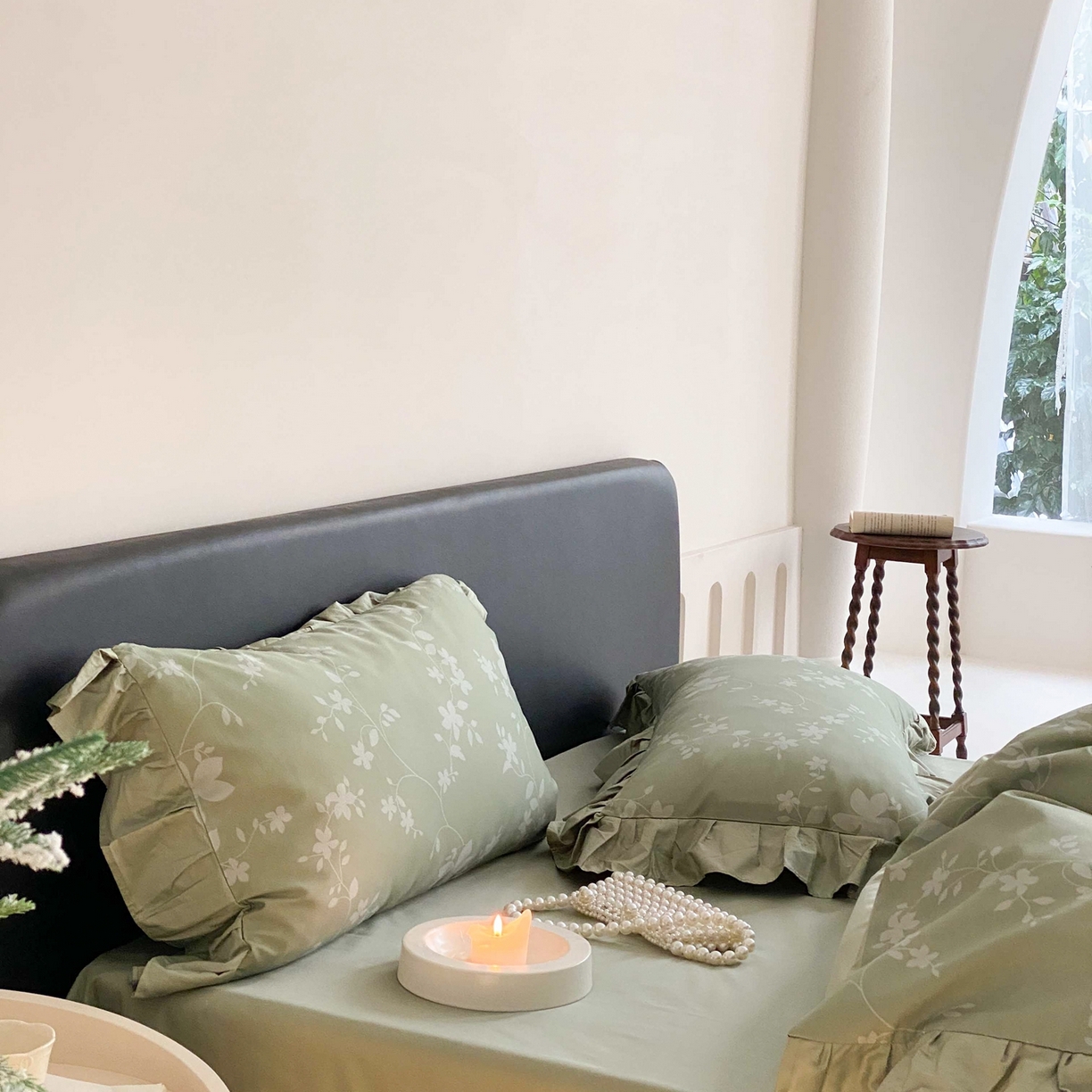 91家纺网 家纺一手货源 找家纺 （总）若未家居 LOVEWE HOUSE 2026春夏新品AB版100支法式全棉数码印花四件套-弥の野（券后控价不低于398）