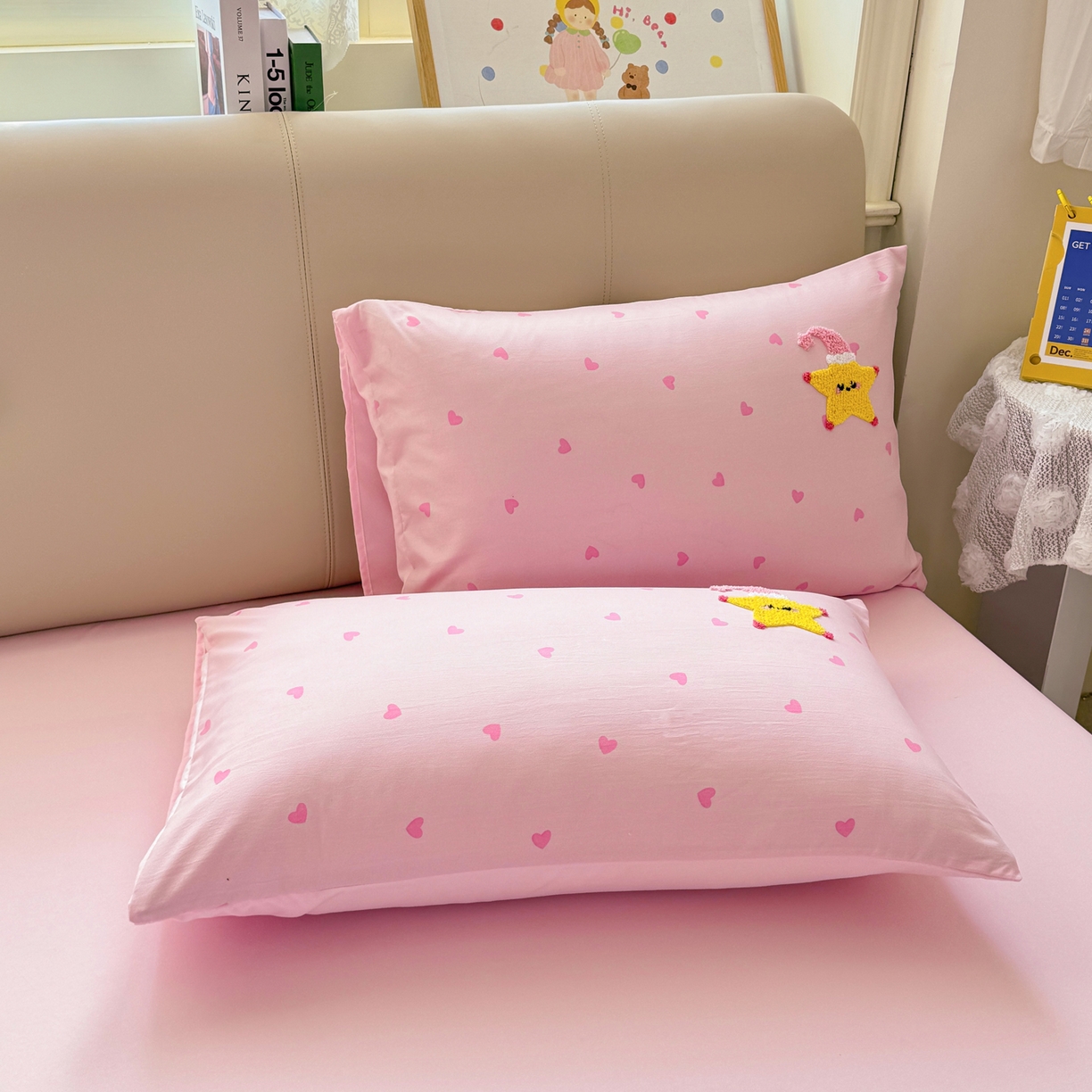 91家纺网 家纺一手货源 找家纺 曲之慕 2026新款直播爆款混搭风毛巾绣四件套学生韩版三件套 萌萌兔