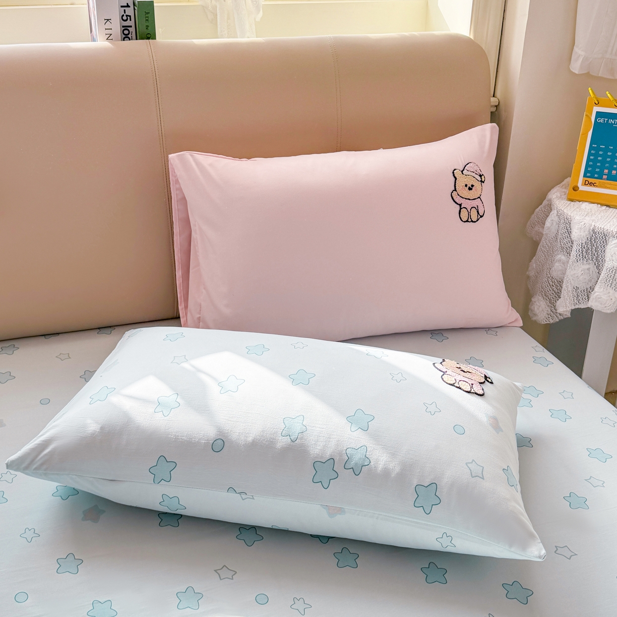 91家纺网 家纺一手货源 找家纺 曲之慕 2026新款直播爆款混搭风毛巾绣四件套学生韩版三件套 心动信号