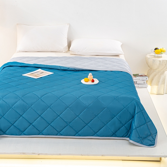 91家纺网 家纺一手货源 找家纺 （总）憨豆家纺 2026新款凉感丝夏被冰淇淋纯色夏凉被空调被夏季薄被子直播外贸跨境爆款