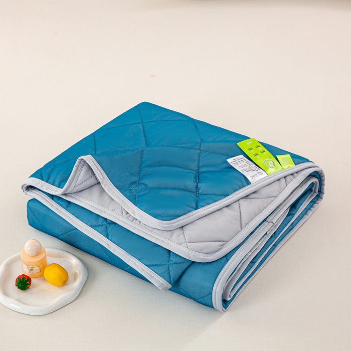 91家纺网 家纺一手货源 找家纺 （总）憨豆家纺 2026新款凉感丝夏被冰淇淋纯色夏凉被空调被夏季薄被子直播外贸跨境爆款