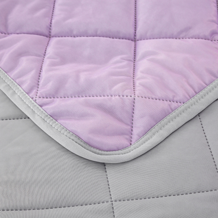 91家纺网 家纺一手货源 找家纺 憨豆家纺 2026新款凉感丝夏被冰淇淋纯色夏凉被空调被夏季薄被子直播外贸跨境爆款 活力紫