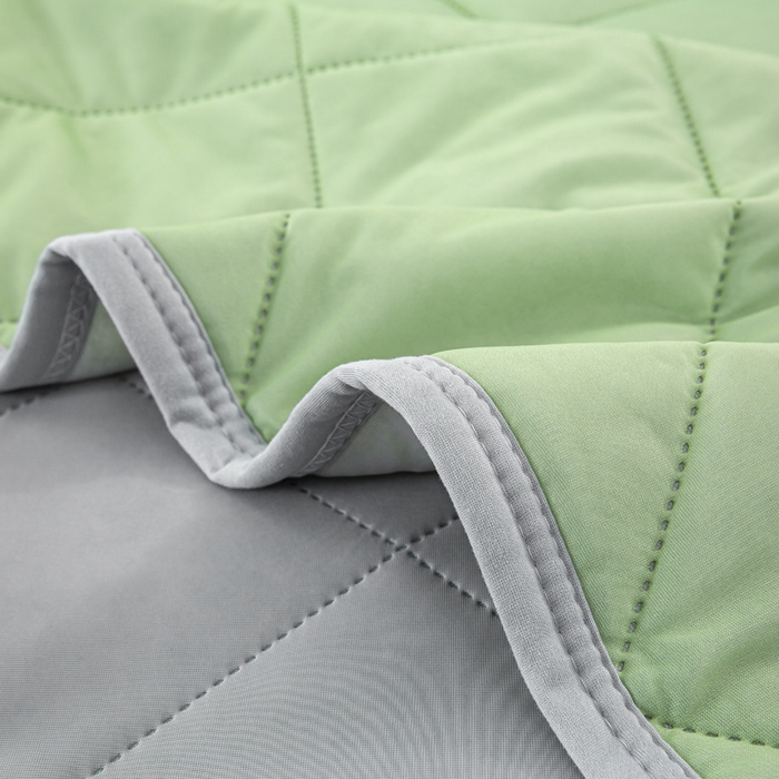 91家纺网 家纺一手货源 找家纺 憨豆家纺 2026新款凉感丝夏被冰淇淋纯色夏凉被空调被夏季薄被子直播外贸跨境爆款 果绿