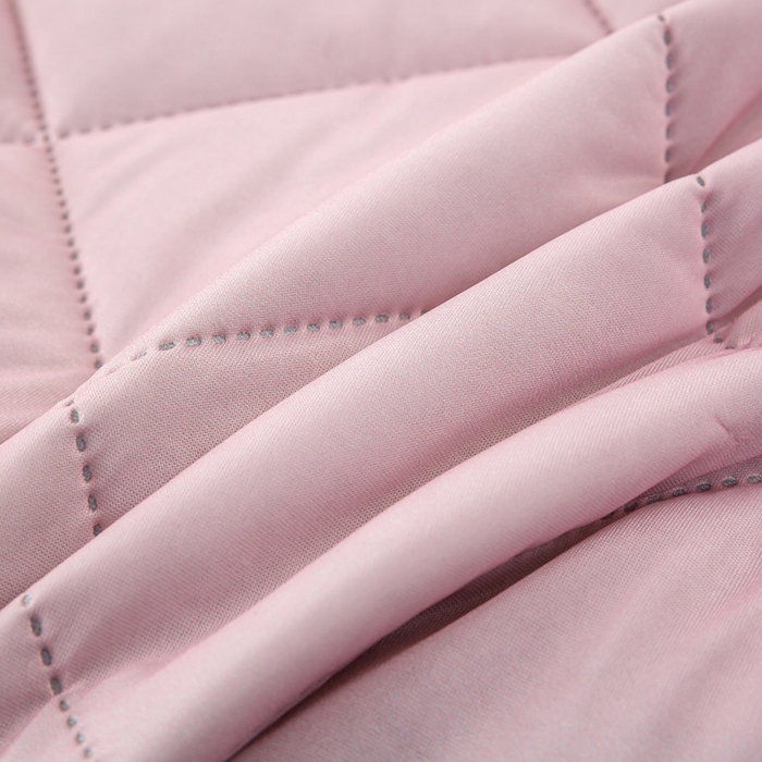 91家纺网 家纺一手货源 找家纺 憨豆家纺 2026新款凉感丝夏被冰淇淋纯色夏凉被空调被夏季薄被子直播外贸跨境爆款 胭脂粉