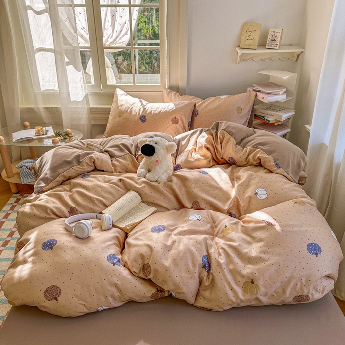 91家纺网 家纺一手货源 找家纺 （总）水木坊 2026新款130克高克重人字纹提花四件套