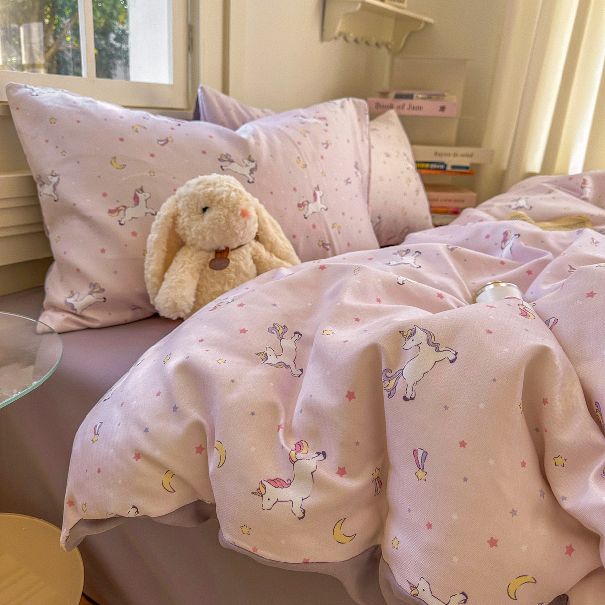 91家纺网 家纺一手货源 找家纺 水木坊 2026新款130克高克重人字纹提花四件套 独角兽