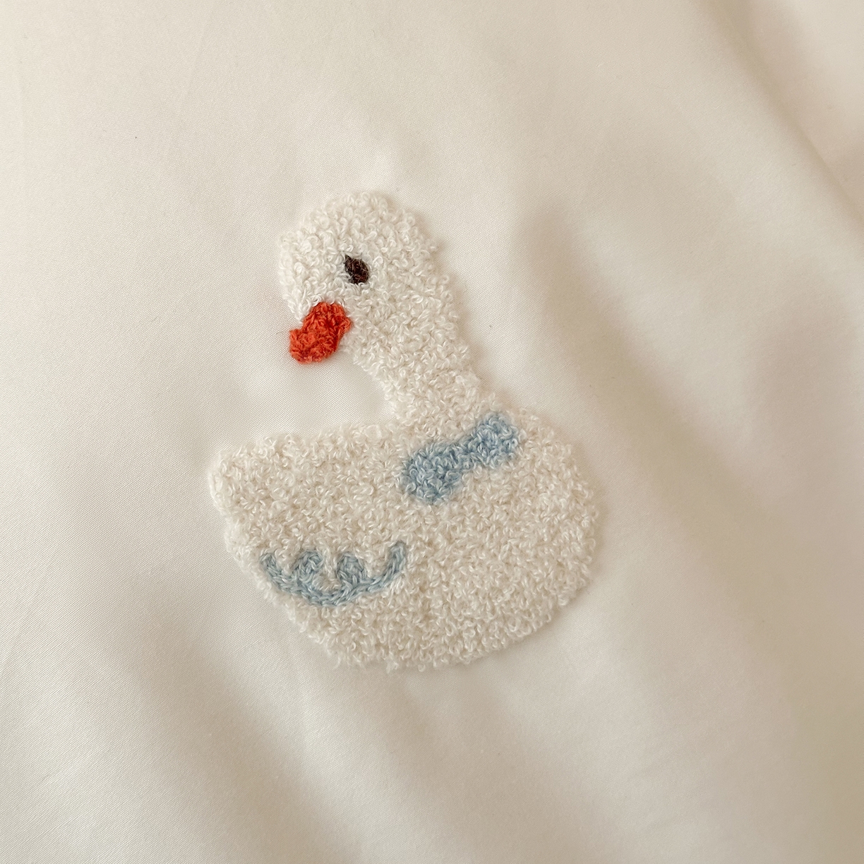 91家纺网 家纺一手货源 找家纺 （总）极简 2026新款长绒棉毛巾绣四件套-萌鸭乐园（需要买家秀，联系门市客服。小号控价258标准288加大308）