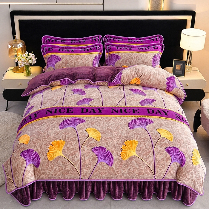 91家纺网 家纺一手货源 找家纺 （总推）诺梵家纺 2025新款8.5斤牛奶绒四件套金貂绒法莱绒水晶绒珊瑚绒