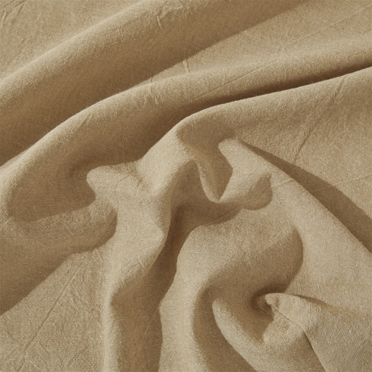 91家纺网 家纺一手货源 找家纺 女子家纺 2026新款全棉色织水洗纯色条格纯棉单层床笠床垫保护套 拾忆-浅咖