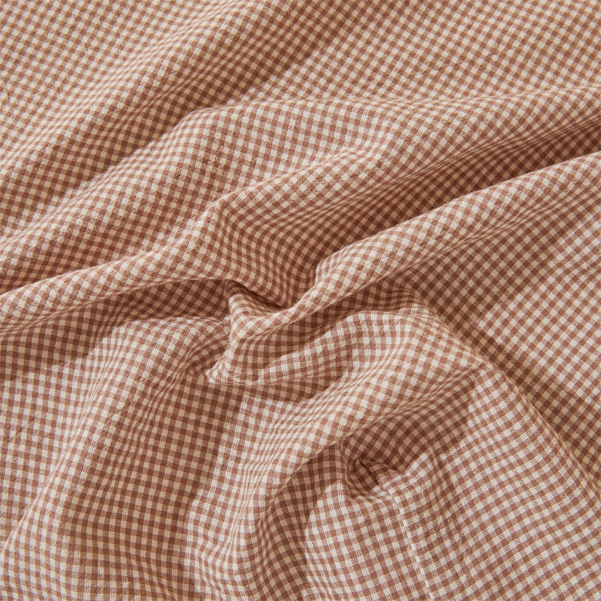 91家纺网 家纺一手货源 找家纺 女子家纺 2026新款全棉色织水洗纯色条格纯棉单层床笠床垫保护套 拾忆-条格粉