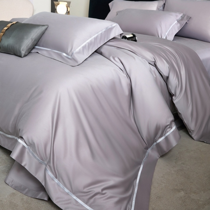 91家纺网 家纺一手货源 找家纺 （总）淼铭家纺 2026新款140S绫罗缎天丝棉磨毛四件套-云憩