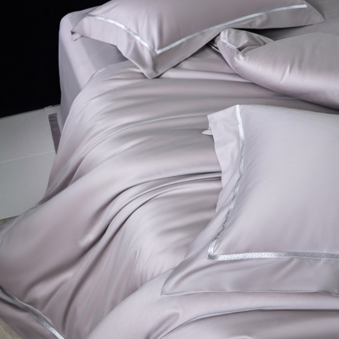 91家纺网 家纺一手货源 找家纺 （总）淼铭家纺 2026新款140S绫罗缎天丝棉磨毛四件套-云憩