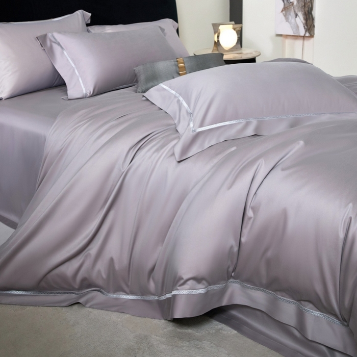 91家纺网 家纺一手货源 找家纺 （总）淼铭家纺 2026新款140S绫罗缎天丝棉磨毛四件套-云憩