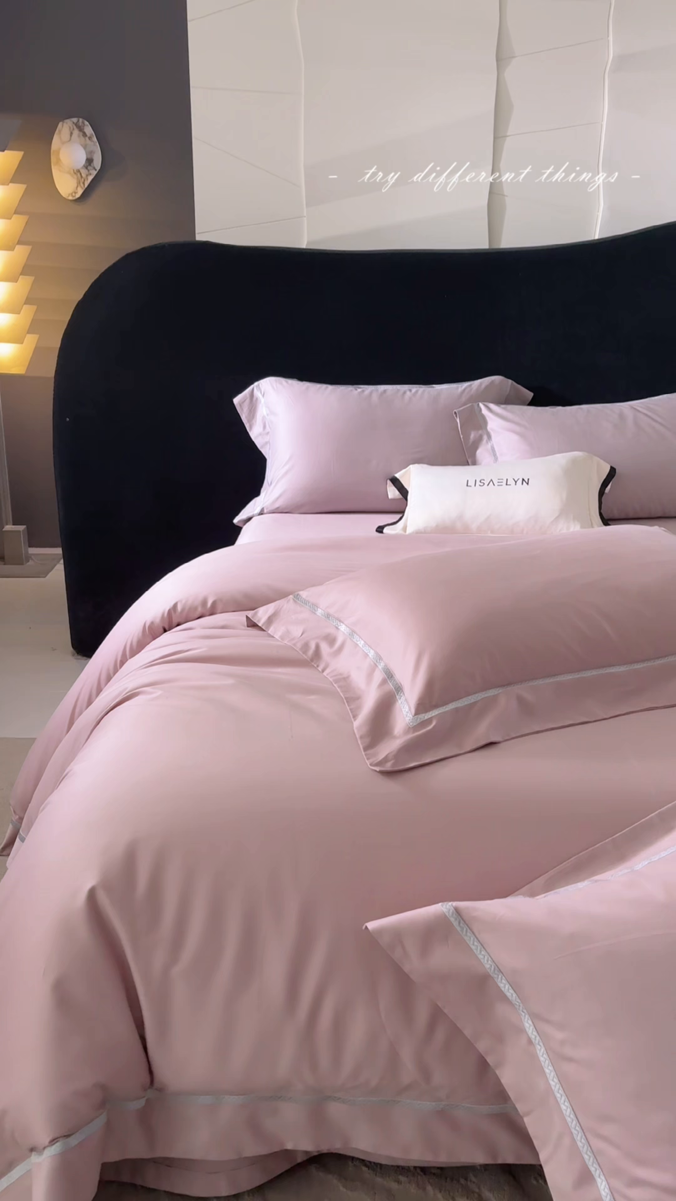 91家纺网 家纺一手货源 找家纺 淼铭家纺 2026新款140S绫罗缎天丝棉磨毛四件套-云憩 云憩-紫