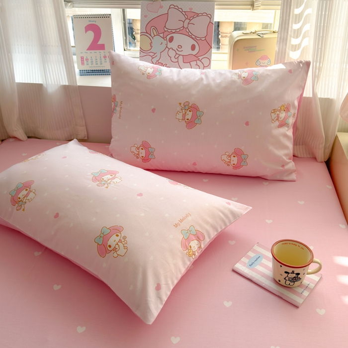 91家纺网 家纺一手货源 找家纺 （总）曼之夏 2026新款全棉三丽鸥正版授权卡通四件套