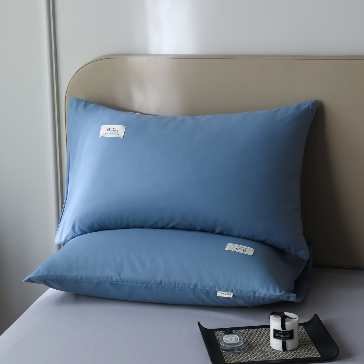 91家纺网 家纺一手货源 找家纺 （总）眠博士 2026新款轻奢简约全棉40支拼色四件套