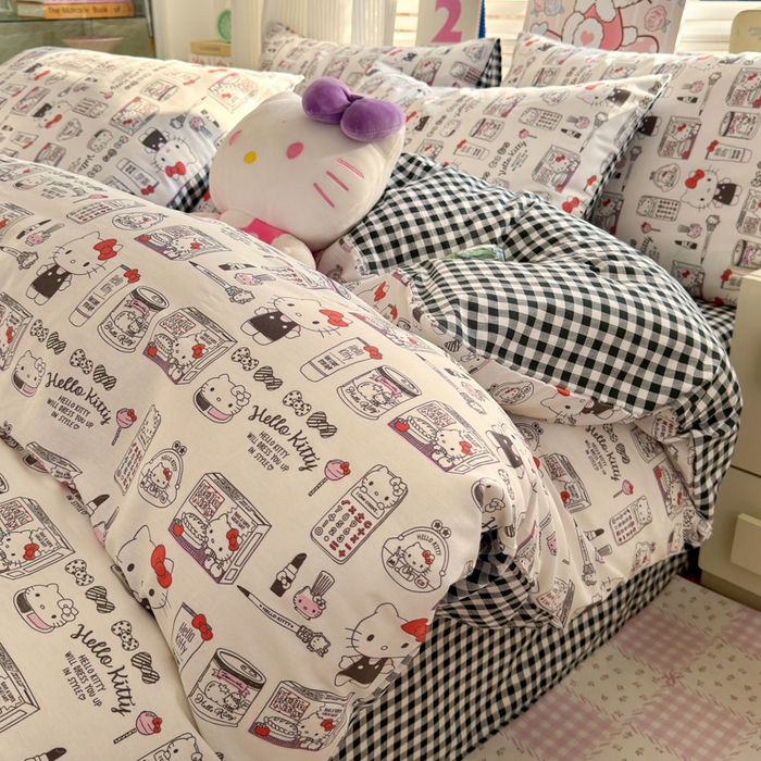 曼之夏 2026新款全棉三丽鸥正版授权卡通四件套 都市凯蒂