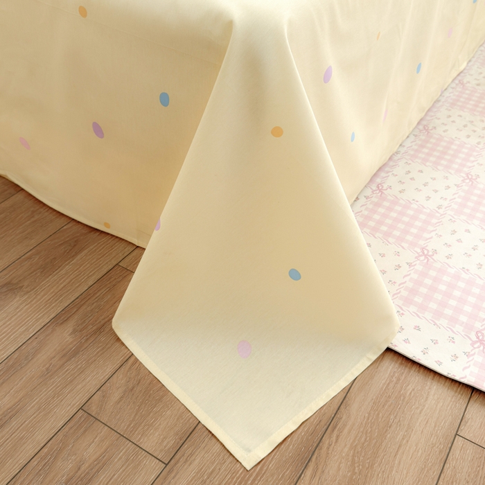 91家纺网 家纺一手货源 找家纺 曼之夏 2026新款全棉三丽鸥正版授权卡通四件套 游乐园大耳狗