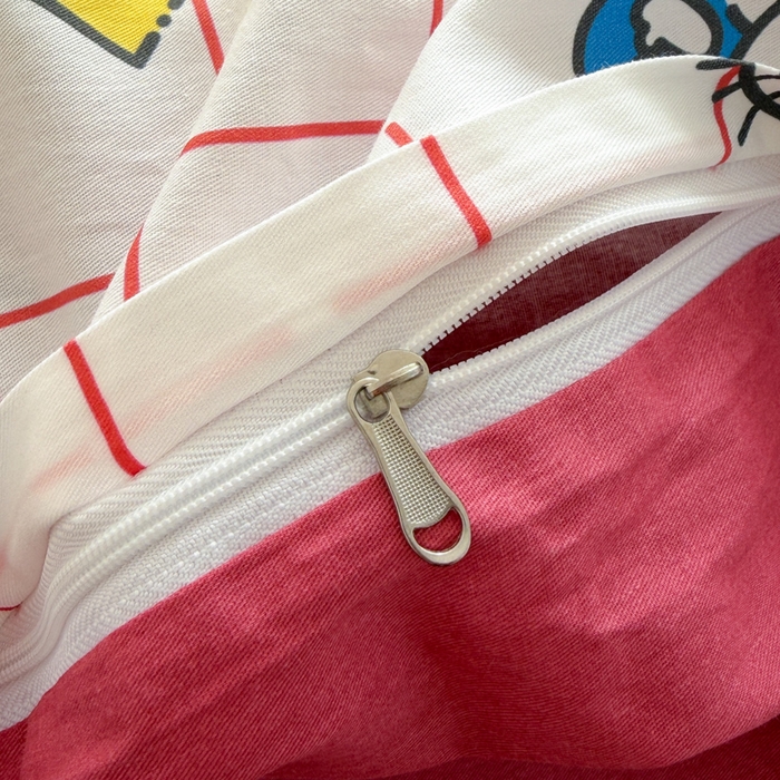 91家纺网 家纺一手货源 找家纺 曼之夏 2026新款全棉三丽鸥正版授权卡通四件套 运动凯蒂