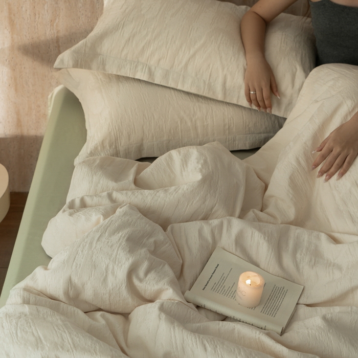 91家纺网 家纺一手货源 找家纺 爱思佳 2026新款A类全棉60s浮雕亮面提花系列四件套 里约-绿