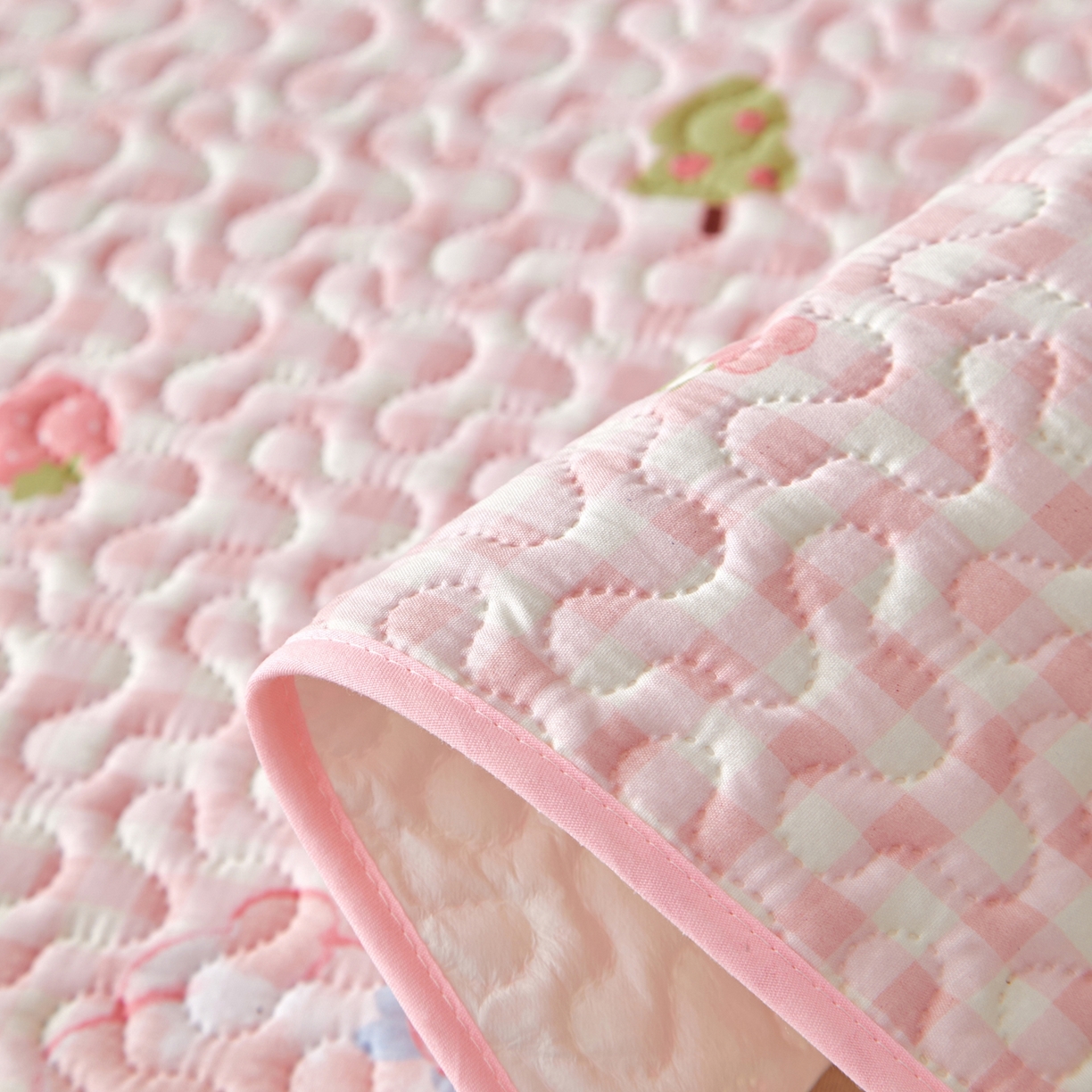 91家纺网 家纺一手货源 找家纺 永旺家纺 2026新款A类亲肤四季款防水垫子隔尿垫 可爱小兔