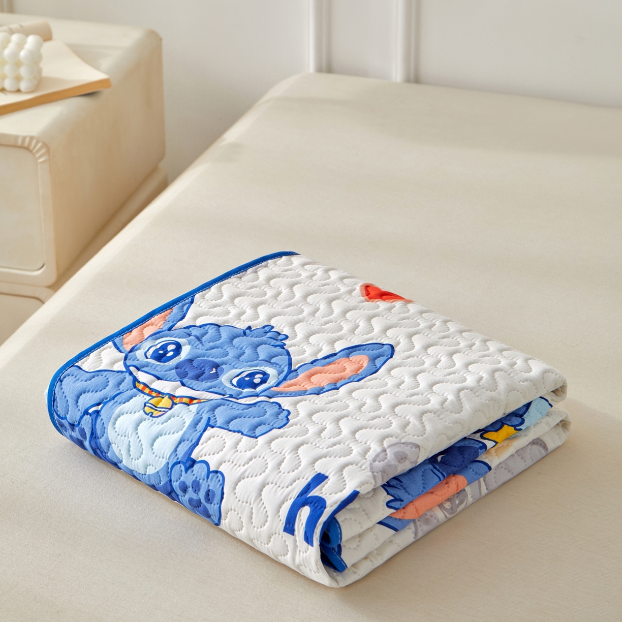 91家纺网 家纺一手货源 找家纺 永旺家纺 2026新款A类亲肤四季款防水垫子隔尿垫 史迪仔