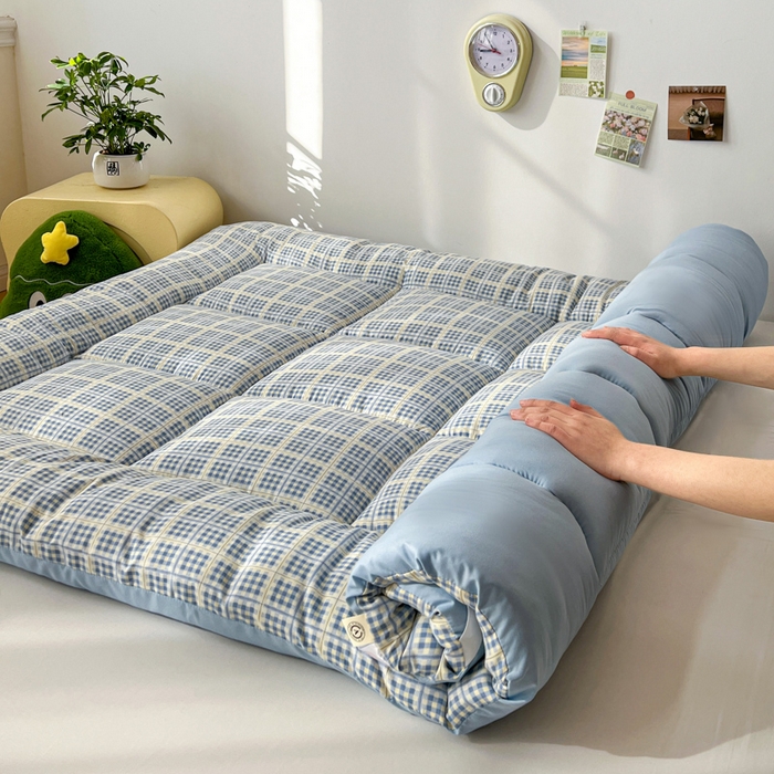 91家纺网 家纺一手货源 找家纺 艺菲阁家纺 2026新款水洗棉保暖亲肤床垫 圆珠笔